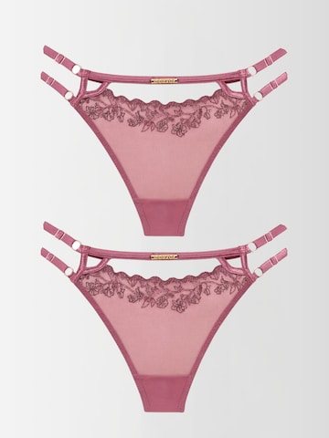 DOUVOS CONTOUR Thong in Gold: front