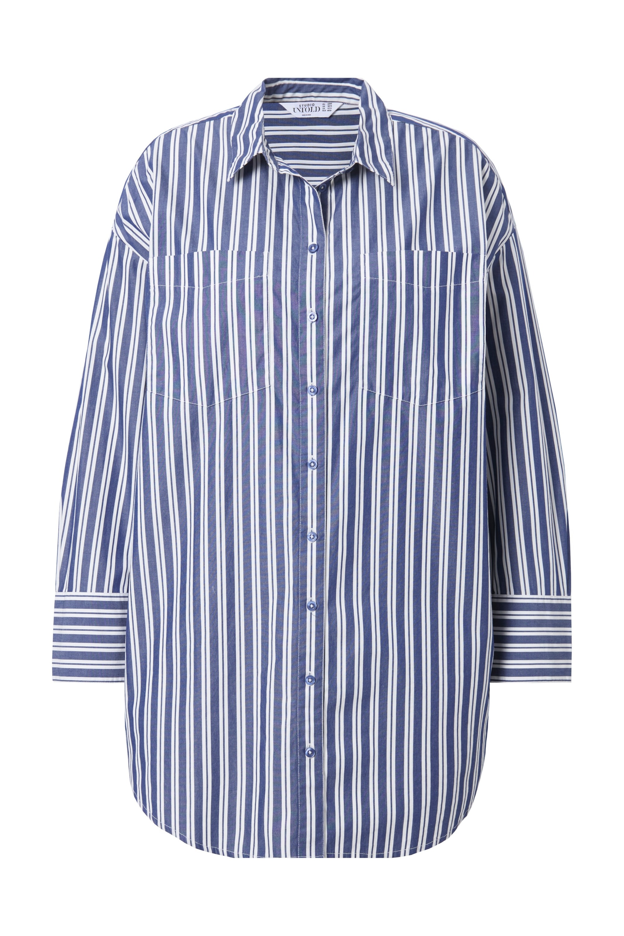 Studio Untold Bluse in Blau: Vorderseite