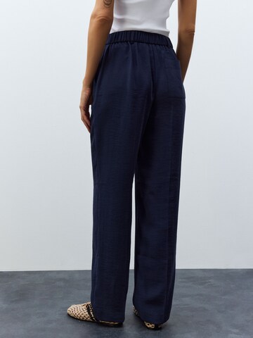 Next Baggy Панталон с ръб в синьо