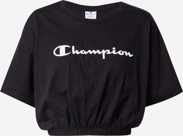 Maglietta di Champion Authentic Athletic Apparel in nero: frontale