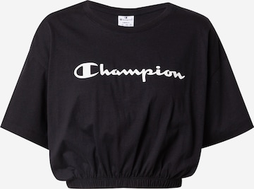 Champion Authentic Athletic Apparel Majica | črna barva: sprednja stran