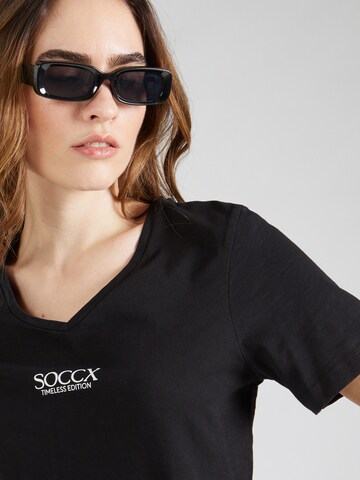 Soccx Shirt 'HAP:PY' in Black