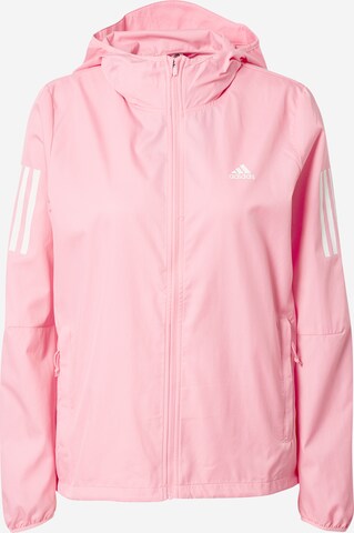 Veste de sport 'Own The Run ' ADIDAS SPORTSWEAR en rose : devant