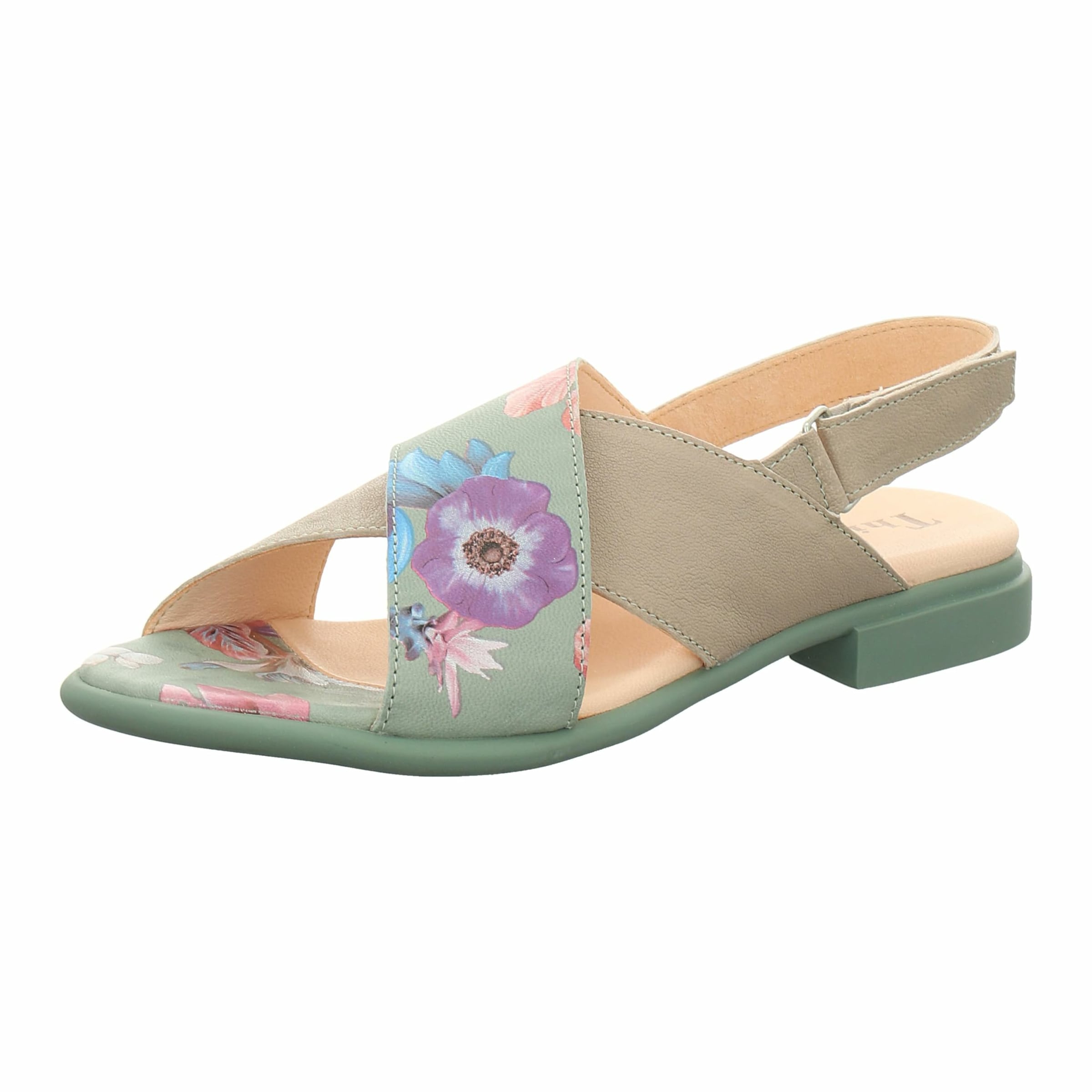 THINK! Sandale in Grün: Vorderseite