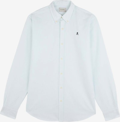Dalykinio stiliaus marškiniai 'New Oxford' iš Scalpers, spalva – tamsiai mėlyna / šviesiai žalia / balta, Prekių apžvalga
