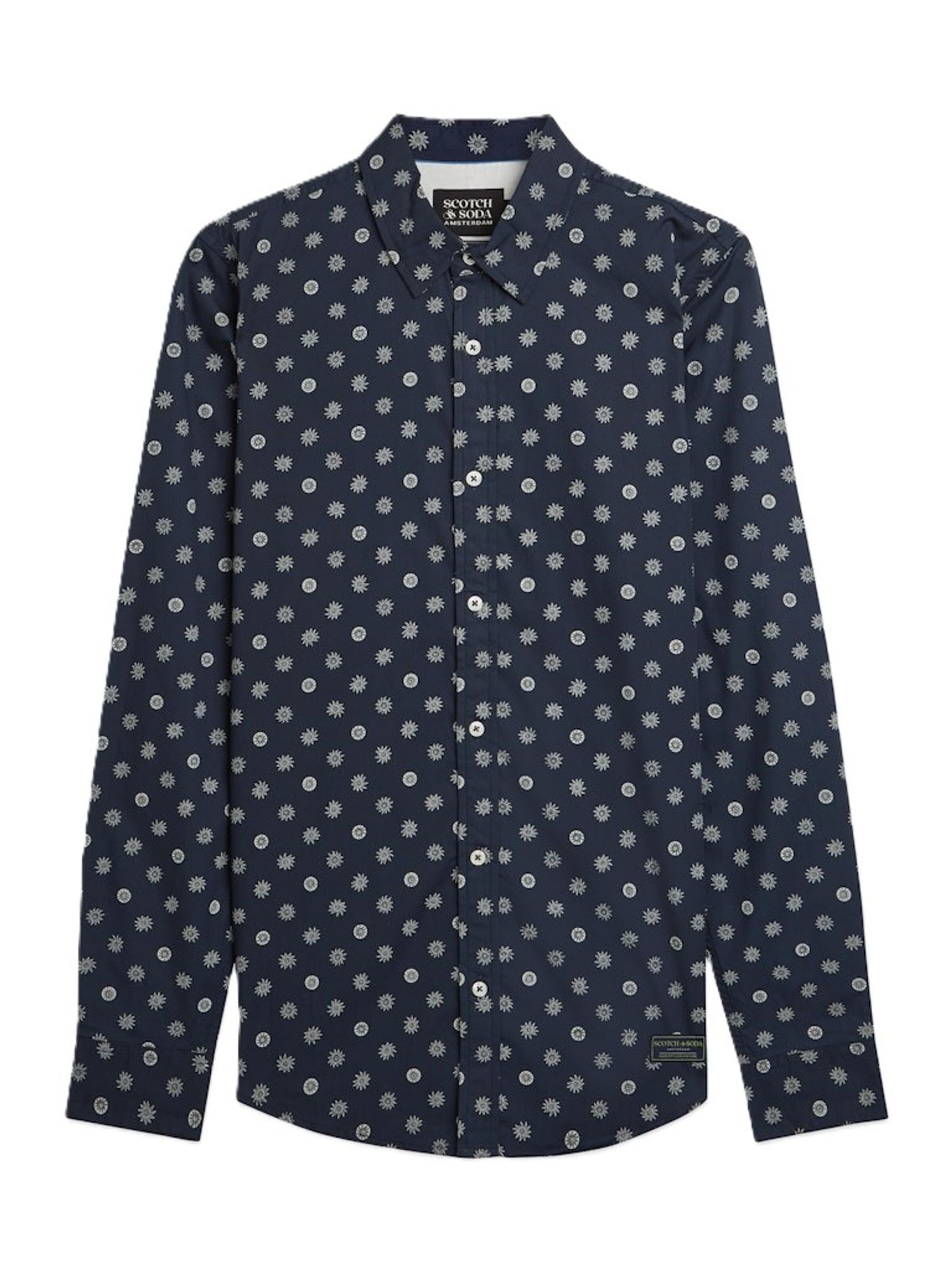 SCOTCH & SODA Regular Fit Hemd‌‌‌‌‌‌‌‌‌ in Blau: Vorderseite
