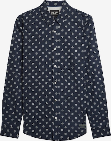 SCOTCH & SODA Regular Fit Hemd in Blau: Vorderseite
