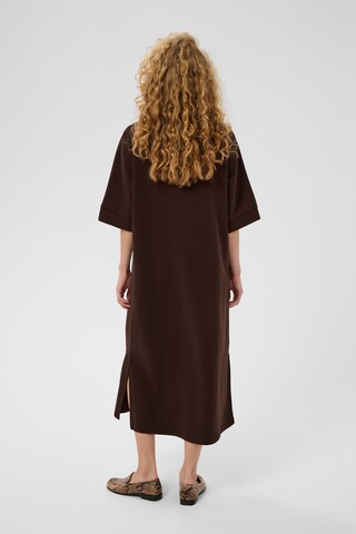 CULTURE Jurk 'Hilde Chabrina' in Bruin