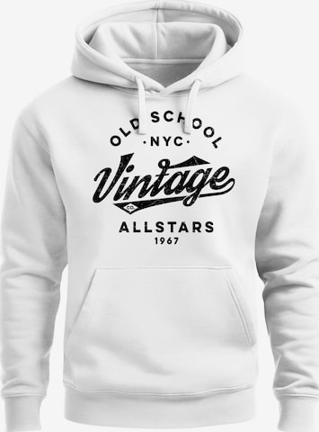 Neverless Sweatshirt 'Vintage co.' in Weiß: Vorderseite