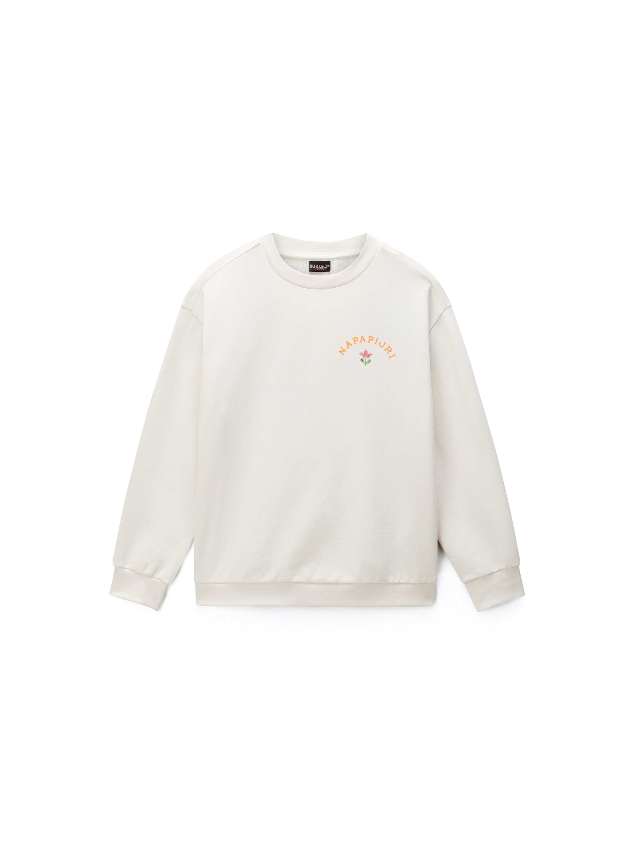 NAPAPIJRI - Sudadera 'B-Bliss' en blanco: frente
