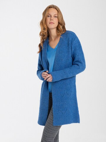 MORE & MORE Knit Cardigan in Blue