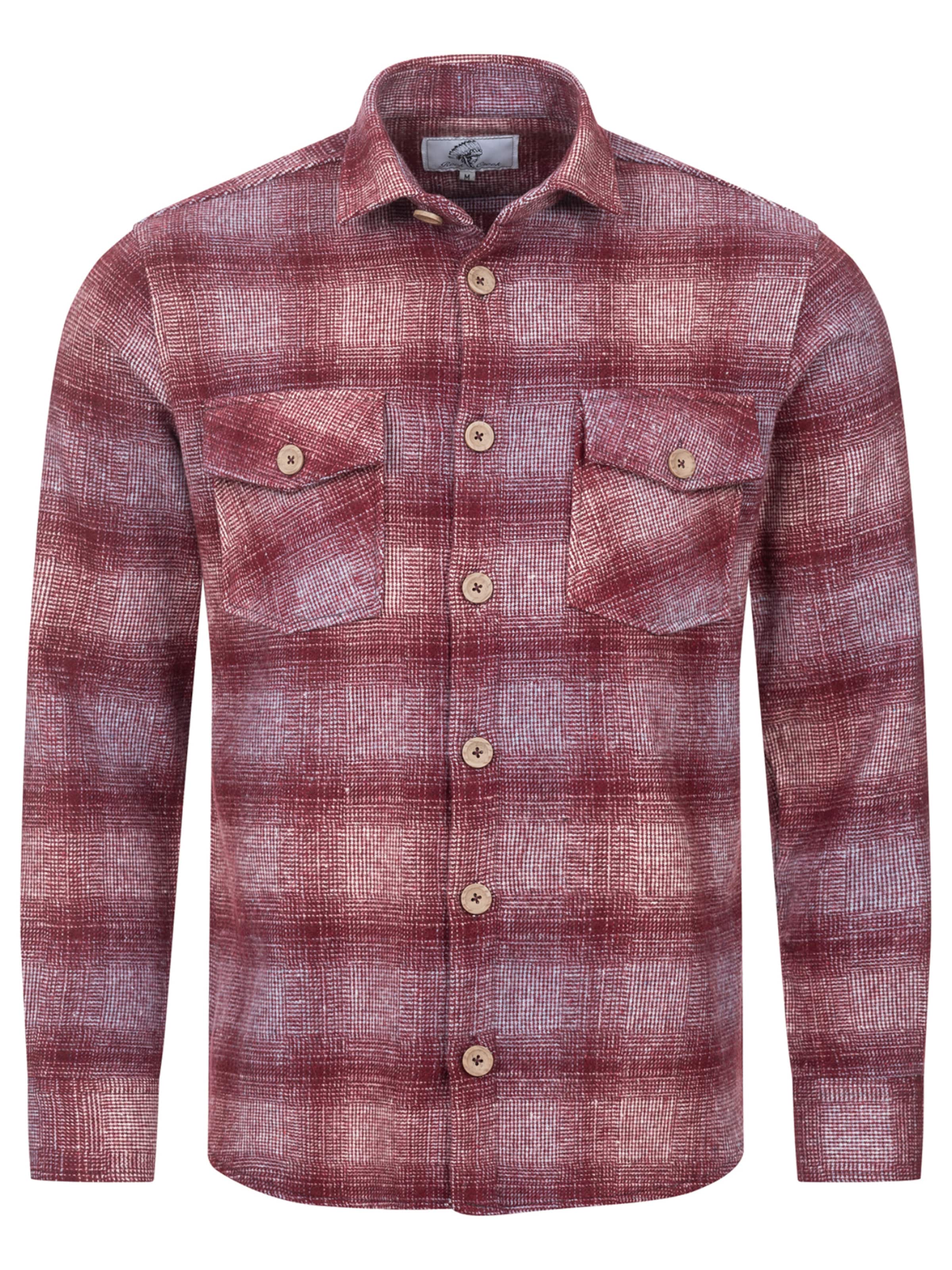 Rock Creek Regular Fit Hemd in Rot: Vorderseite