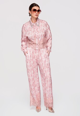 Ombre Wide leg Broek in Roze