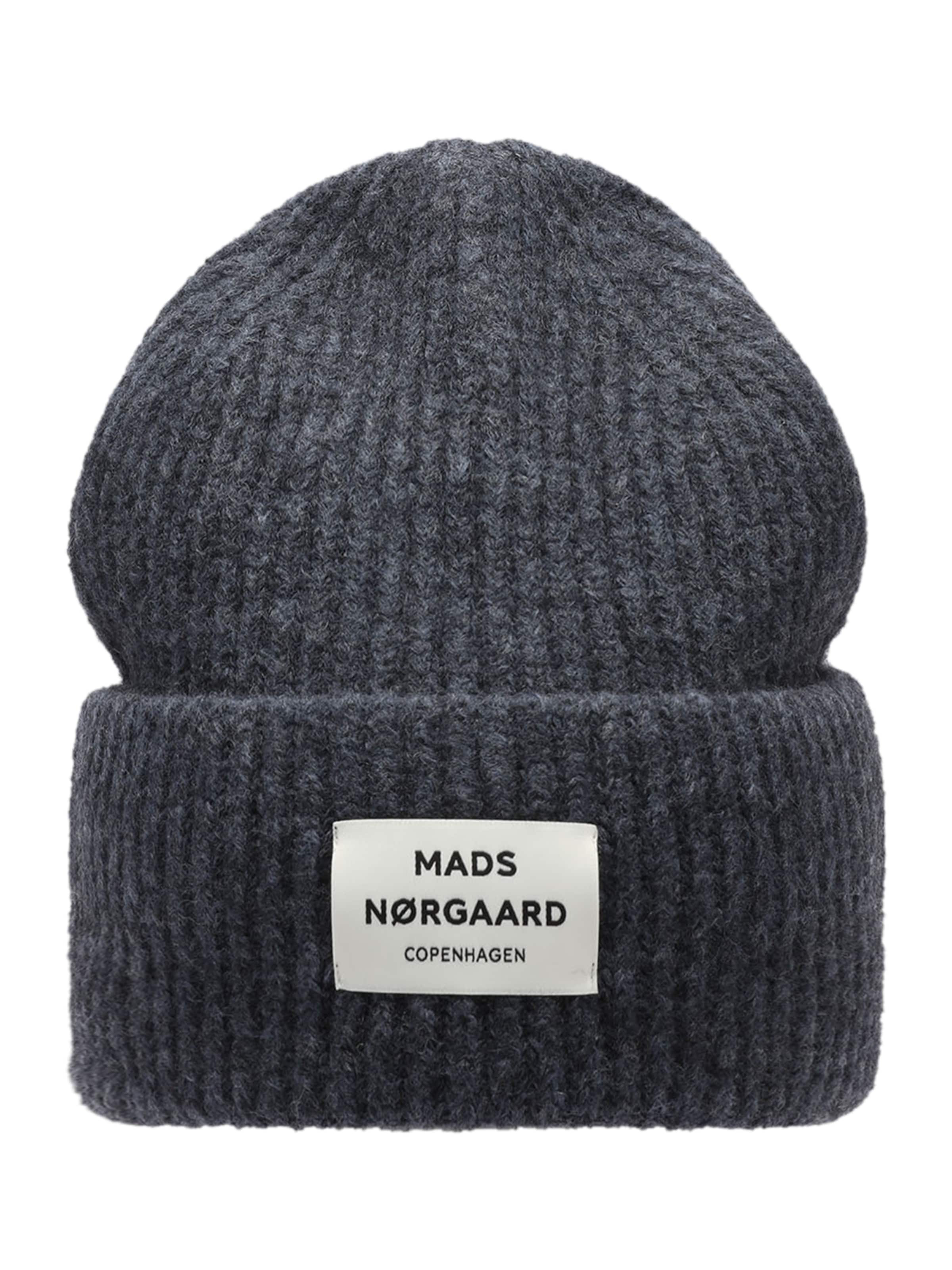 MADS NORGAARD COPENHAGEN - Gorra 'Tosca Anju' en gris: frente