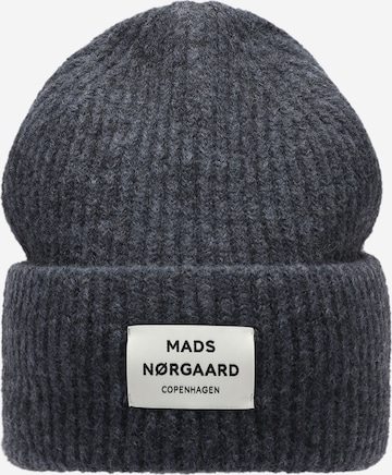 MADS NORGAARD COPENHAGEN Beanie 'Tosca Anju' in Grey: front