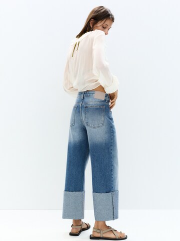Baggy Jean Pull&Bear en bleu