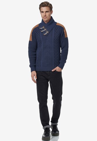 Rusty Neal Sweater in Blue