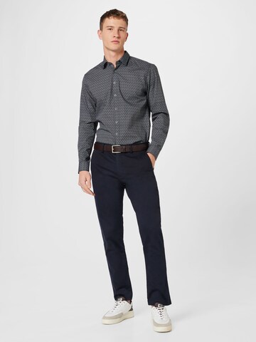 No Excess Regular fit Button Up Shirt in Black