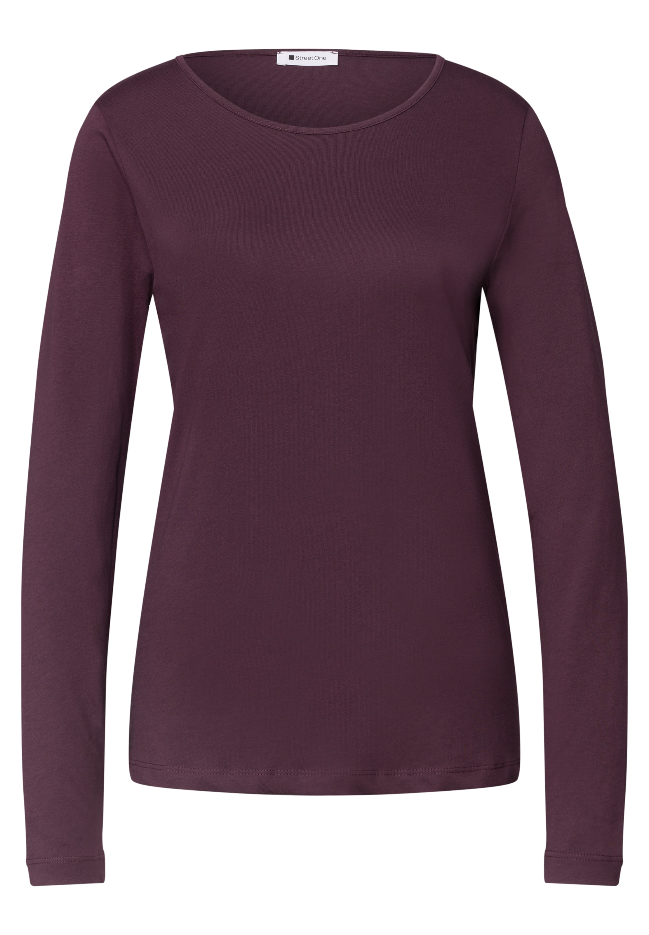 STREET ONE Shirt in XS in Burgundy, Item view