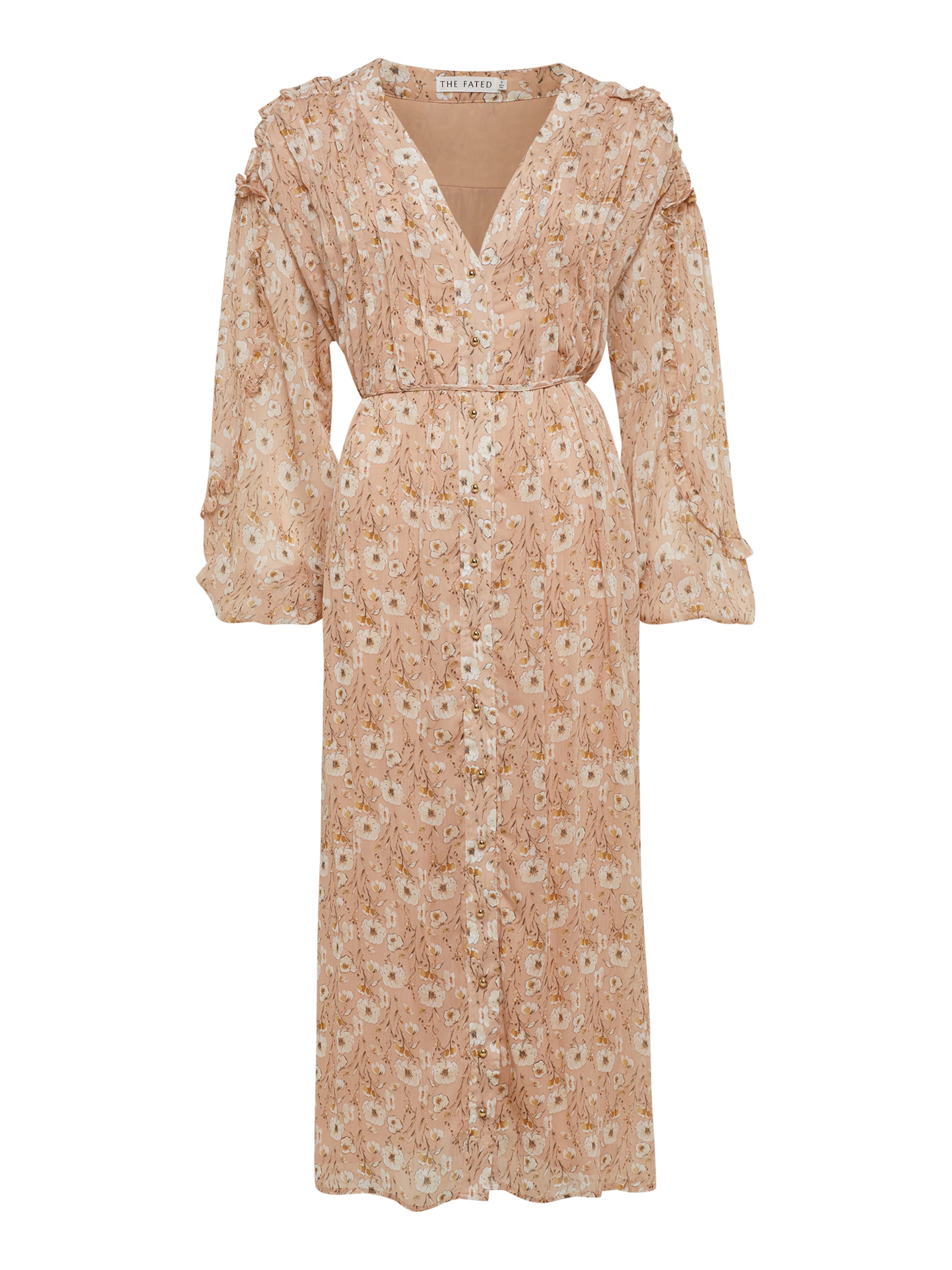 The Fated Šaty 'HALLY' - Zmiešané farby: predná strana