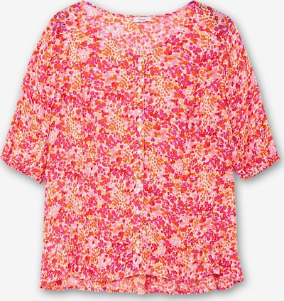 SHEEGO Bluse in hellbeige / orange / pink / rosé, Produktansicht