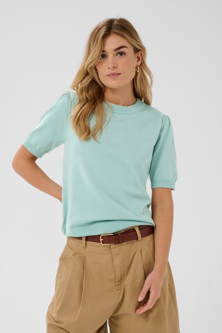 SAINT TROPEZ Sweater in Green: front