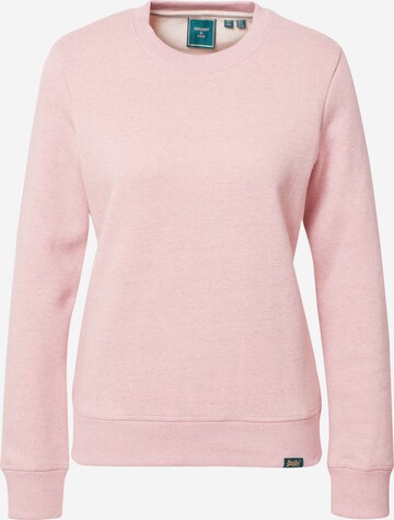 Superdry Sweatshirt in Pink: predná strana