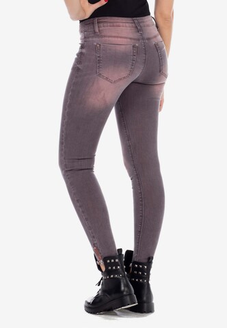 CIPO & BAXX Skinny Jeans 'WD355' in Pink