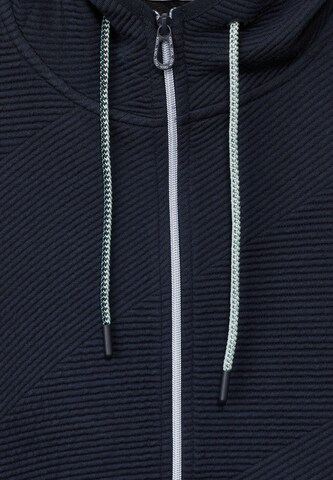 CECIL Zip-Up Hoodie in Blue