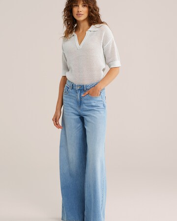 WE Fashion Свитер в Белый