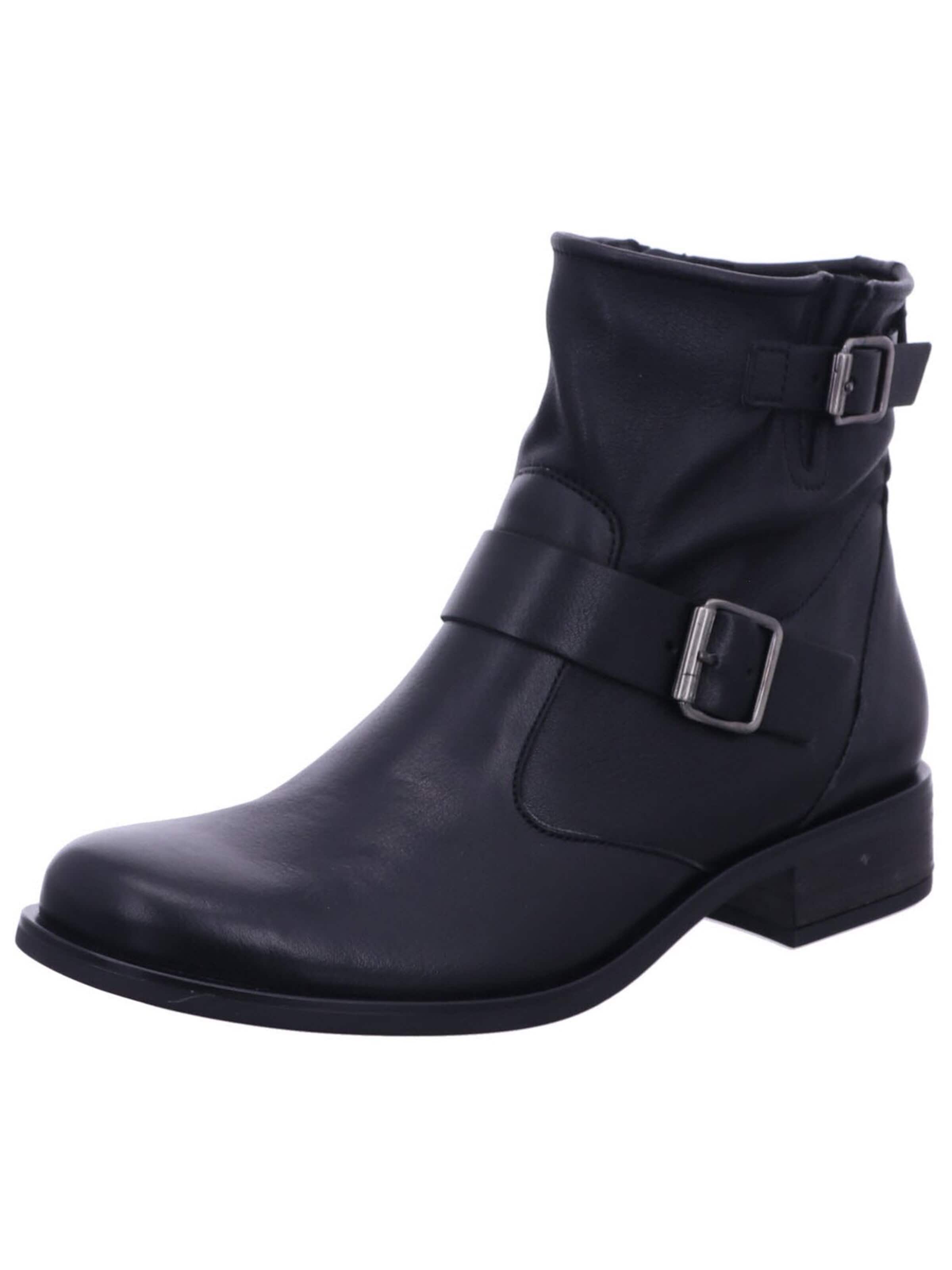Bottes 'Stiefel Damen 8279 026 Echtleder in schwarz' Paul Green en noir : devant