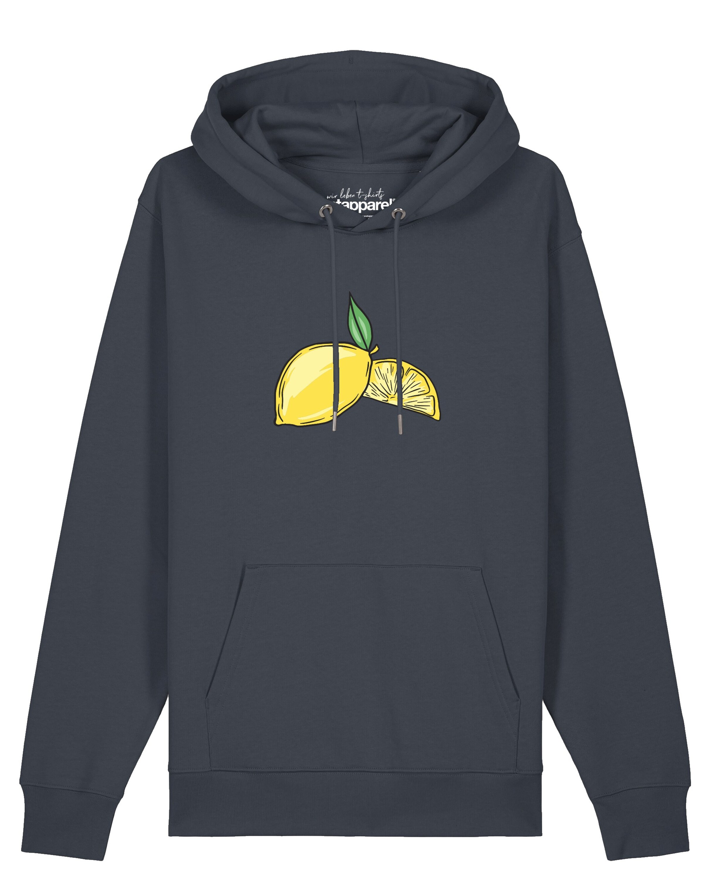 Felpa 'Lemon' di Watapparel in grigio: frontale