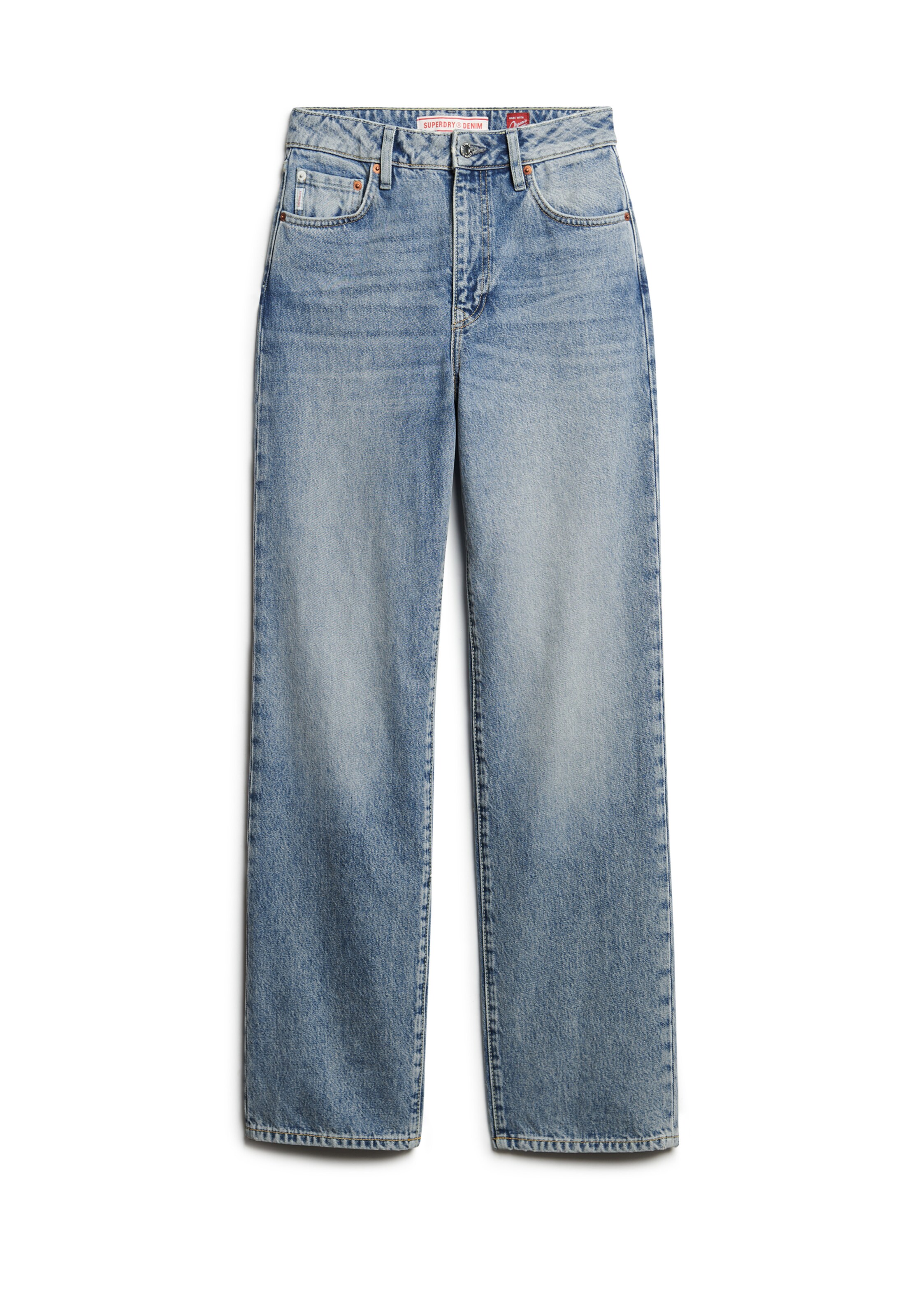Wide Leg Jean Superdry en bleu : devant
