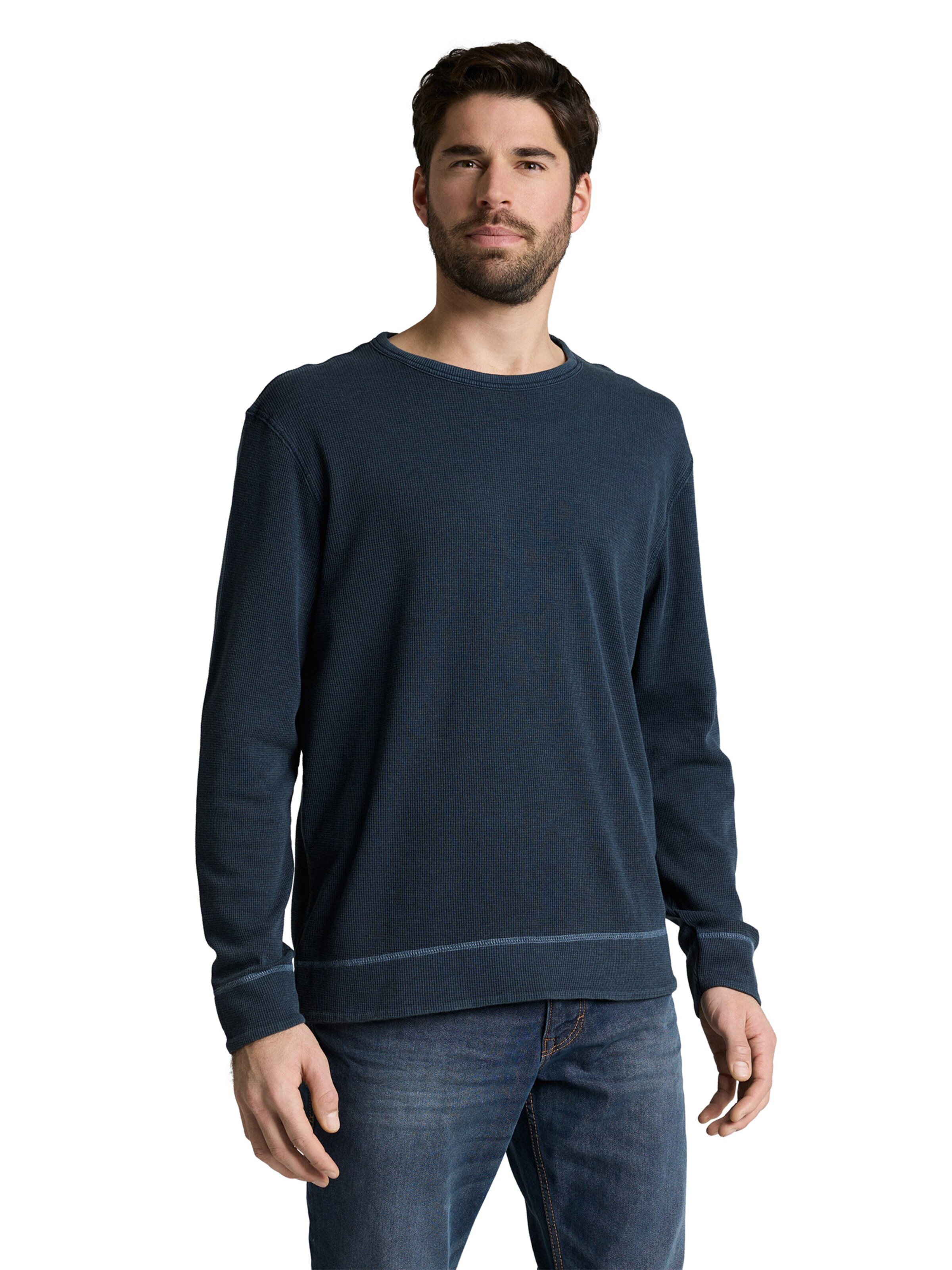 TOM TAILOR - Camisa em azul: frente