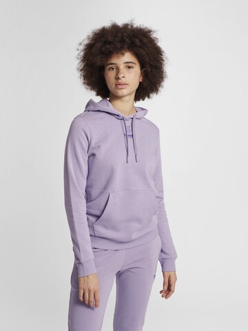 Hummel Athletic Sweatshirt in Purple: front