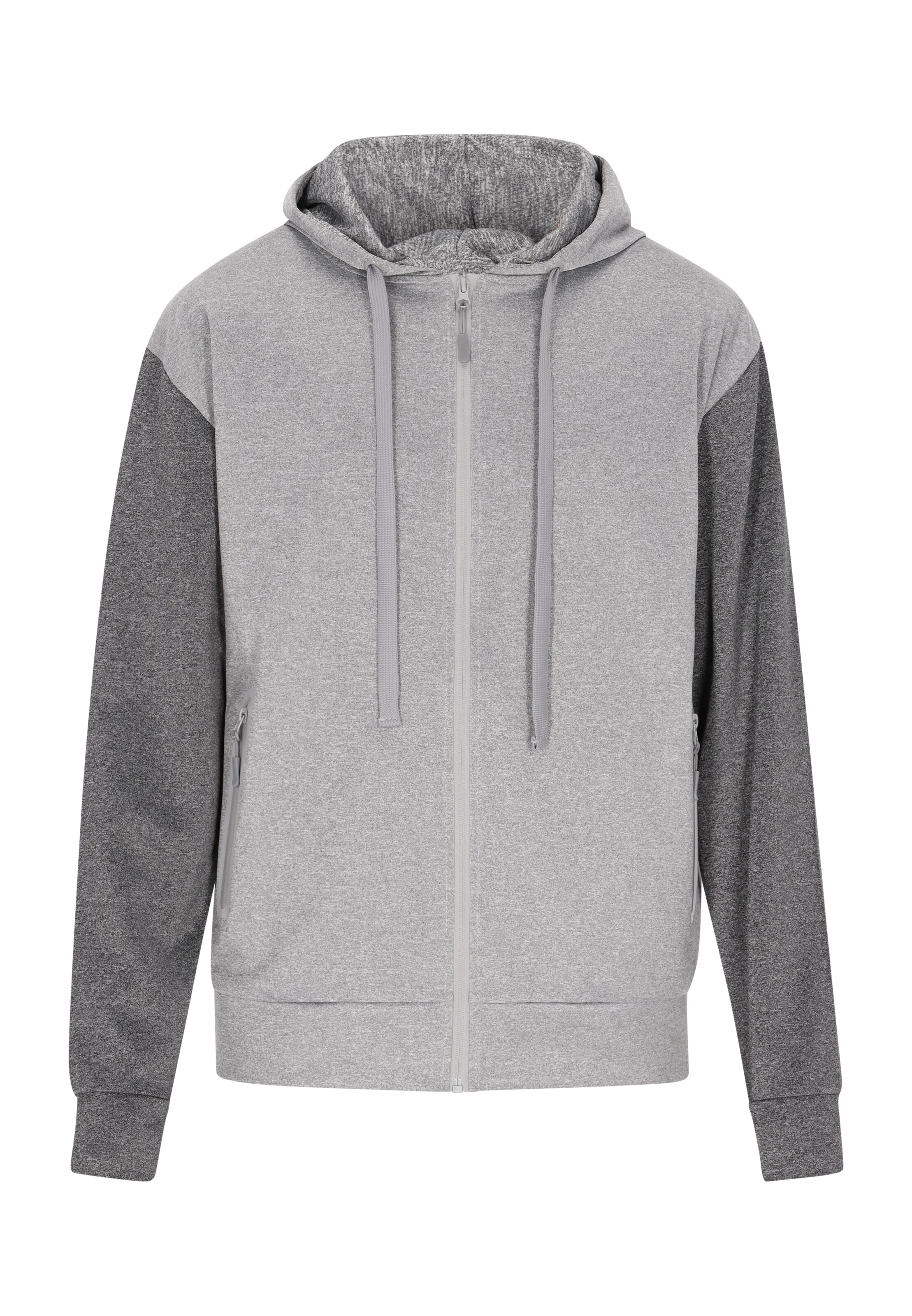 ALEKO Sweatjacke in Grau: Vorderseite