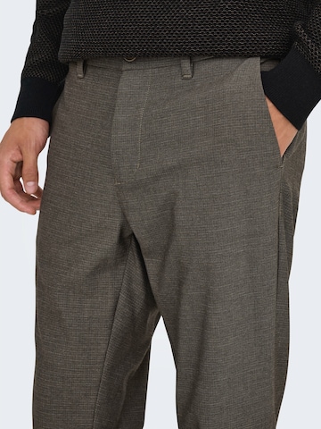 Only & Sons Slim fit Chino trousers 'ONSBRAD' in Brown