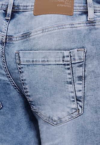 STREET ONE Slimfit Jeans 'York' in Blau