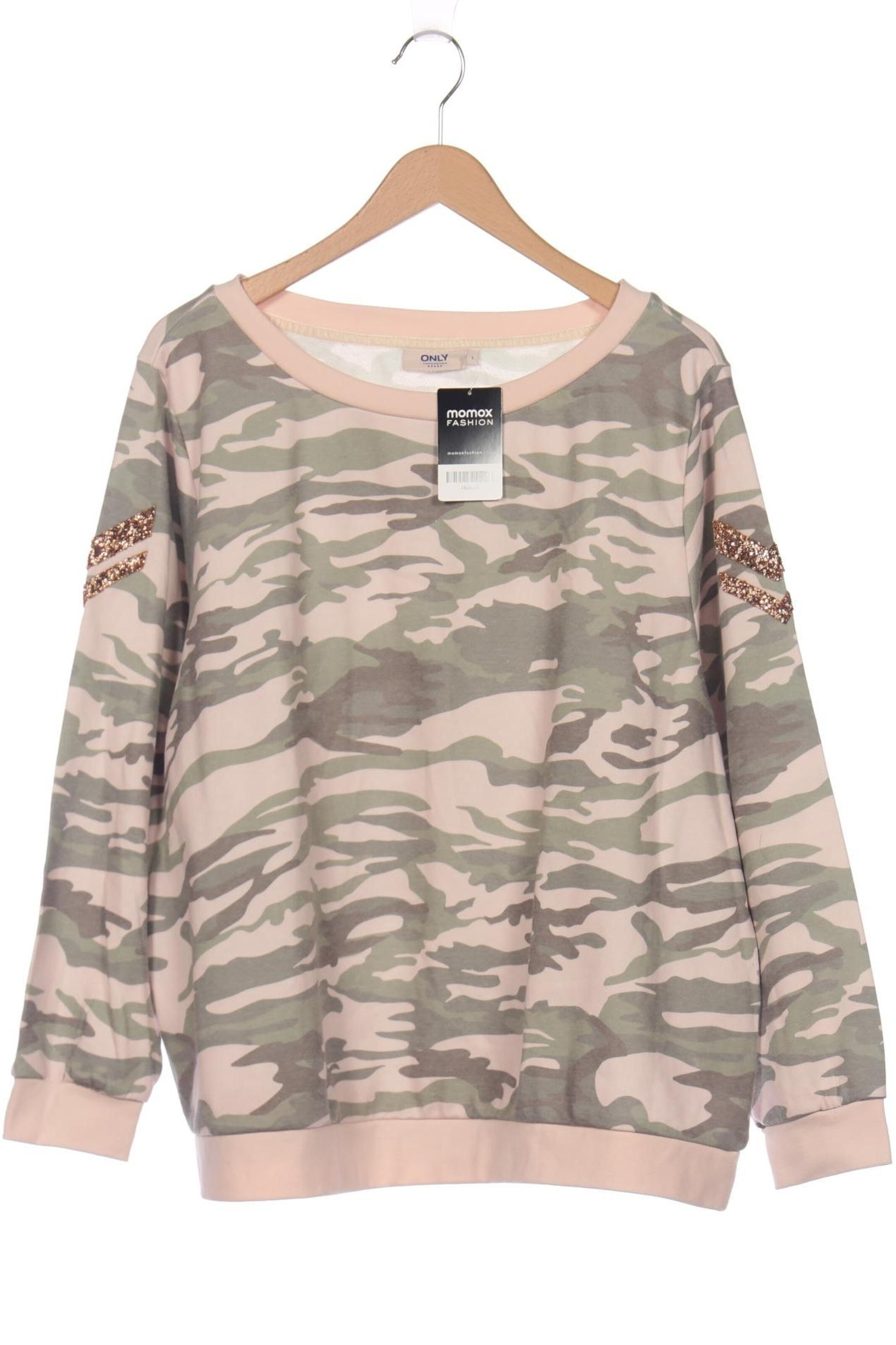 ONLY Carmakoma Sweatshirt & Zip-Up Hoodie in L in Pink: front