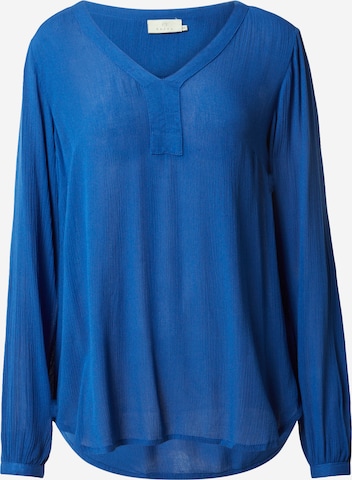 Camicia da donna 'Amber' di Kaffe in blu: frontale