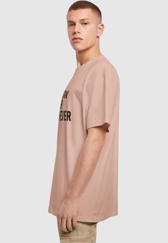 Merchcode T-Shirt 'Now Or Never' in Pink