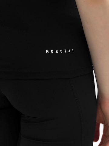 MOROTAI Performance shirt 'Naka' in Black
