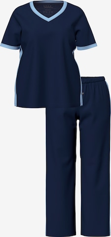 Ulla Popken Pyjama in Blau: Vorderseite