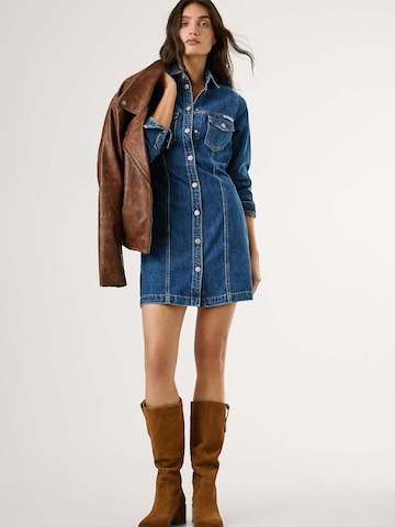 Robe-chemise 'Authentic' Pepe Jeans en bleu