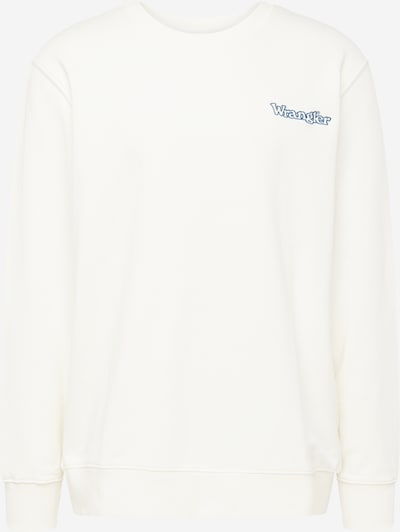WRANGLER Sweater majica u plava / bijela, Pregled proizvoda