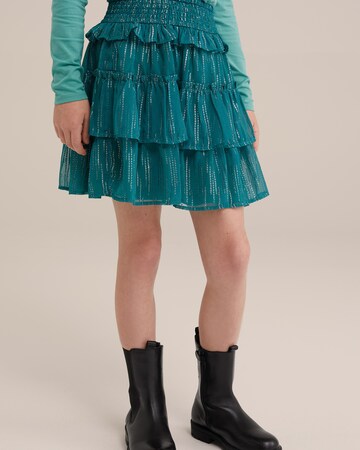 WE Fashion Юбка в Зеленый: спереди