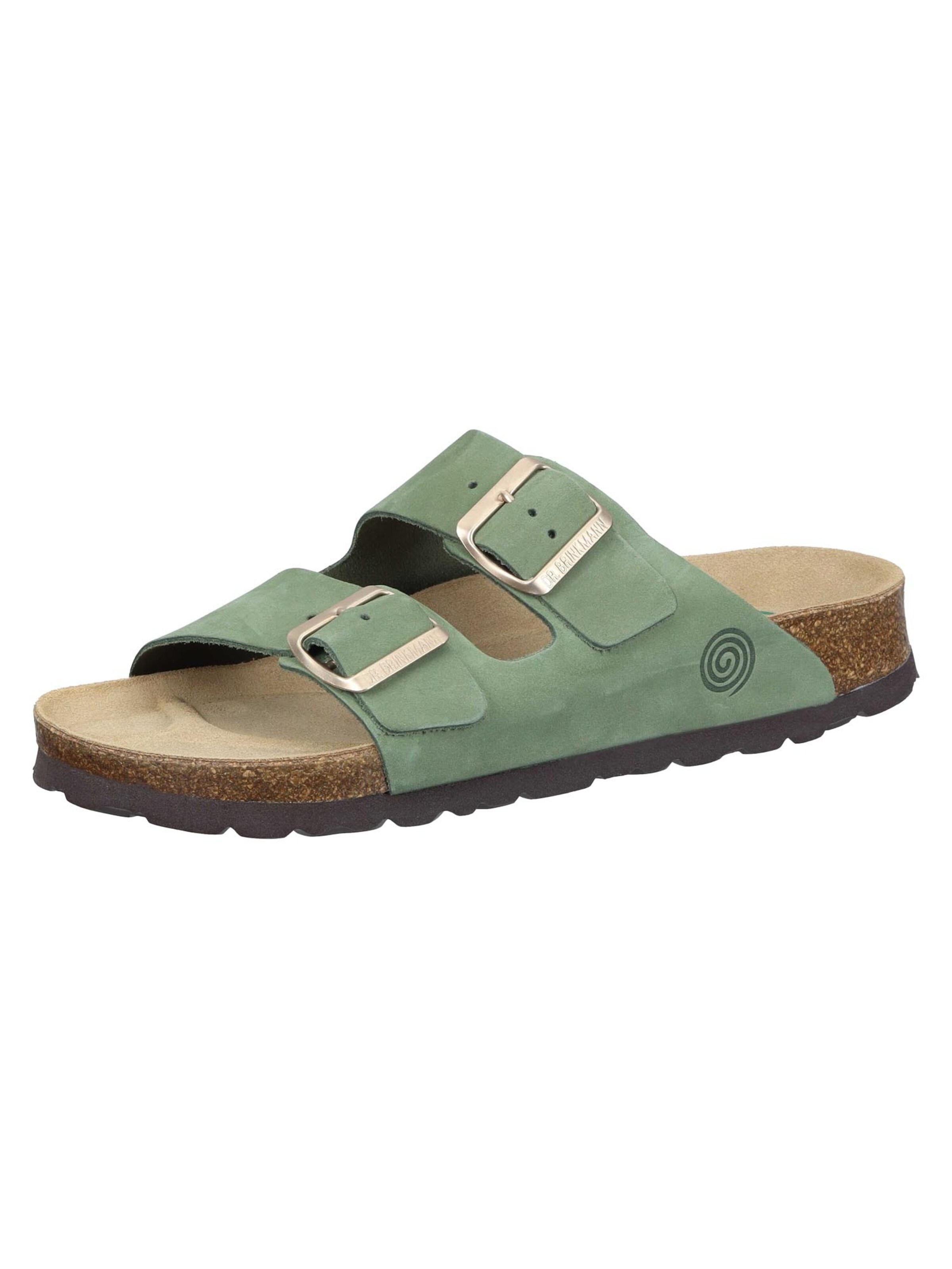 DR. BRINKMANN Mules 'Bonillo' in Green