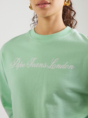 Pepe Jeans Sweatshirt 'ELSY' in Grün