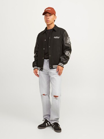 JACK & JONES Štandardný strih Džínsy 'JJIChris' - Sivá