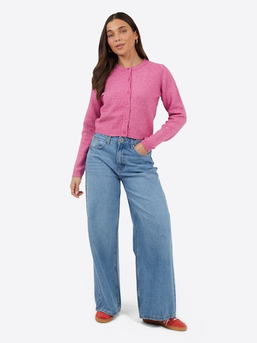 BRAVE SOUL Gebreid vest in Roze